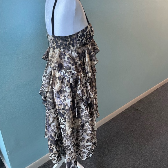 Animal Print Ruffle Dress - Picture 4 of 4